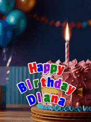 Happy Birthday Diana GIF