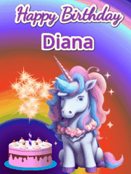 Happy Birthday Diana GIF