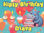 Happy Birthday Diana GIF