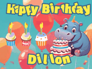 Happy Birthday Dillon GIF