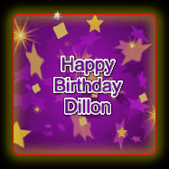 Happy Birthday Dillon GIF