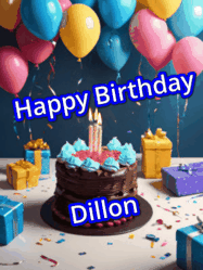 Happy Birthday Dillon GIF
