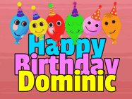 Happy Birthday Dominic GIF