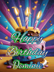 Happy Birthday Dominic GIF