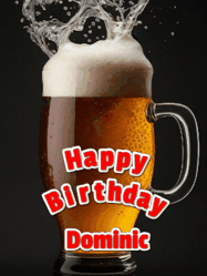 Happy Birthday Dominic GIF