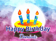 Happy Birthday Dominic GIF