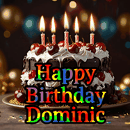 Happy Birthday Dominic GIF