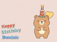 Happy Birthday Dominic GIF