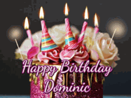Happy Birthday Dominic GIF