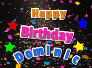 Happy Birthday Dominic GIF