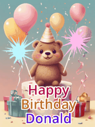 Happy Birthday Donald GIF