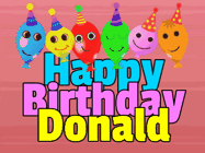 Happy Birthday Donald GIF