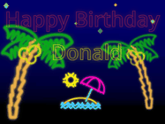 Happy Birthday Donald GIF