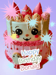 Happy Birthday Donald GIF