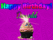 Happy Birthday Donald GIF