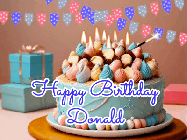 Happy Birthday Donald GIF