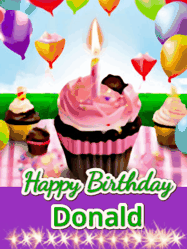 Happy Birthday Donald GIF