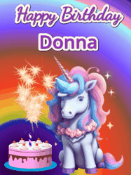 Happy Birthday Donna GIF