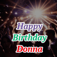 Happy Birthday Donna GIF