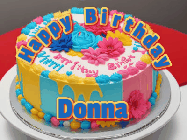 Happy Birthday Donna GIF