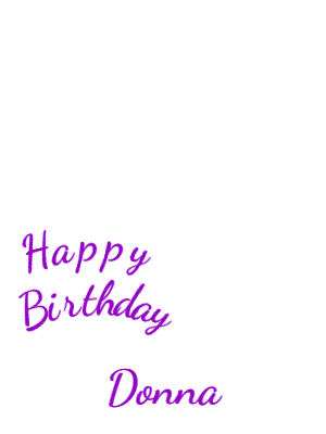 Happy Birthday Donna GIF 5