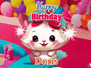 Happy Birthday Doris GIF