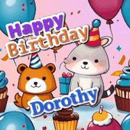 Happy Birthday Dorothy GIF