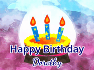 Happy Birthday Dorothy GIF