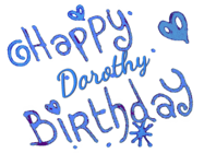 Happy Birthday Dorothy GIF