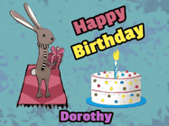 Happy Birthday Dorothy GIF