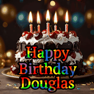 Happy Birthday Douglas GIF