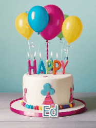 Happy Birthday Ed GIF