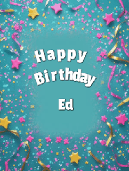Happy Birthday Ed GIF