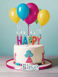 Happy Birthday Elise GIF
