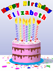 Happy Birthday Elizabeth GIF