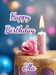 Happy Birthday Ella GIF