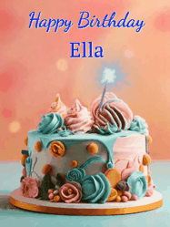 Happy Birthday Ella GIF