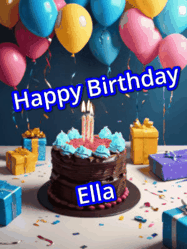Happy Birthday Ella GIF