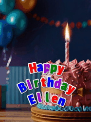 Happy Birthday Ellen GIF