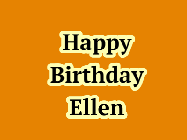 Happy Birthday Ellen GIF