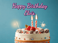 Happy Birthday Elvis GIF