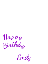 Happy Birthday Emily GIF