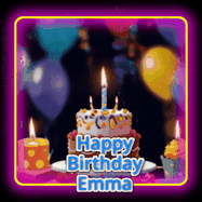 Happy Birthday Emma GIF