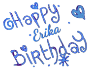 Happy Birthday Erika GIF