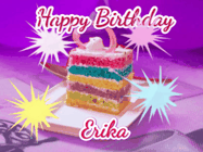 Happy Birthday Erika GIF