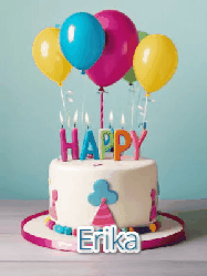 Happy Birthday Erika GIF