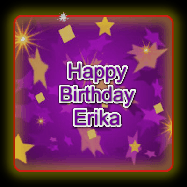 Happy Birthday Erika GIF
