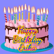 Happy Birthday Erika GIF