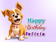 Happy Birthday Felicia GIF