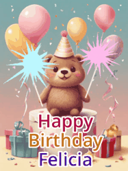 Happy Birthday Felicia GIF